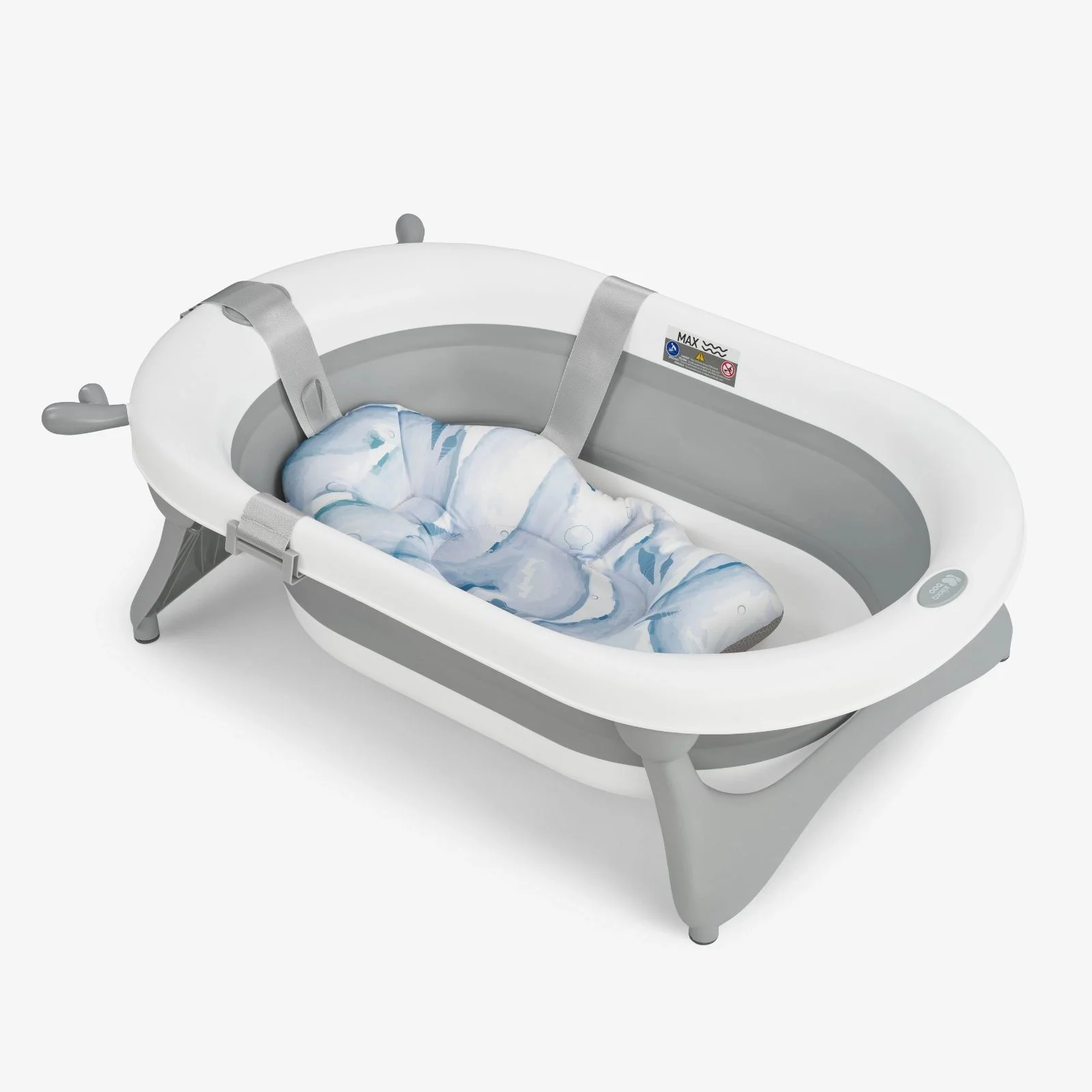 Гамак для ванночки KikkaBoo Soft Bath Nubo Sea Shell Blue foto