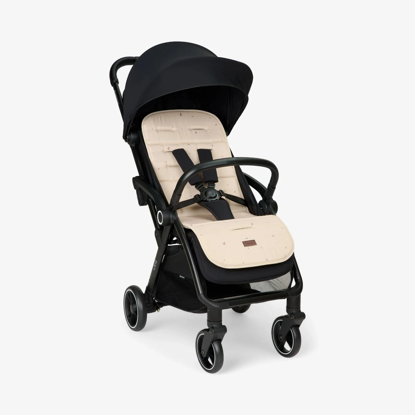 Saltea cu spuma de memorie pentru carucior KikkaBoo Secret Garden Beige foto
