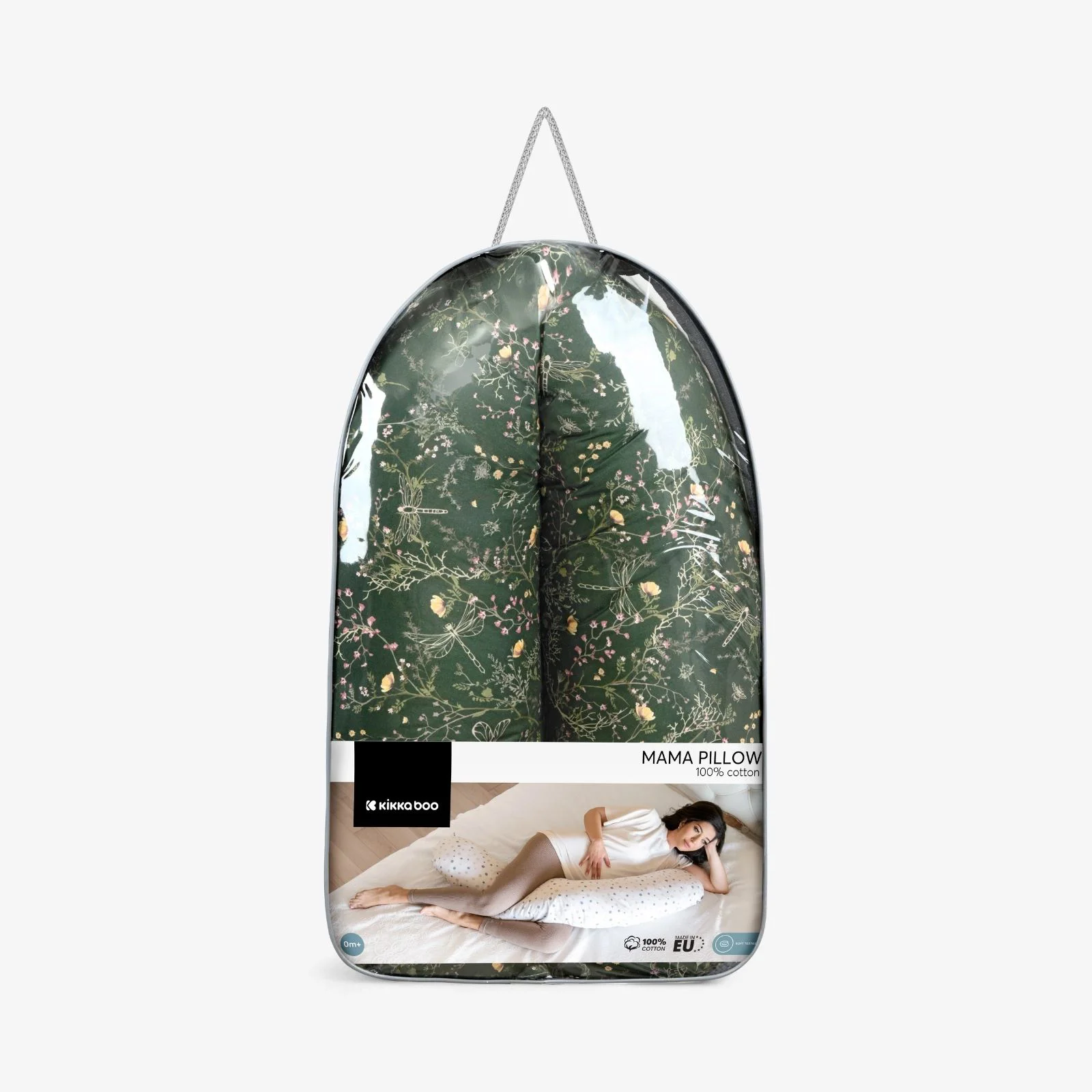 Perna pentru maternitate KikkaBoo Secret Garden Green foto