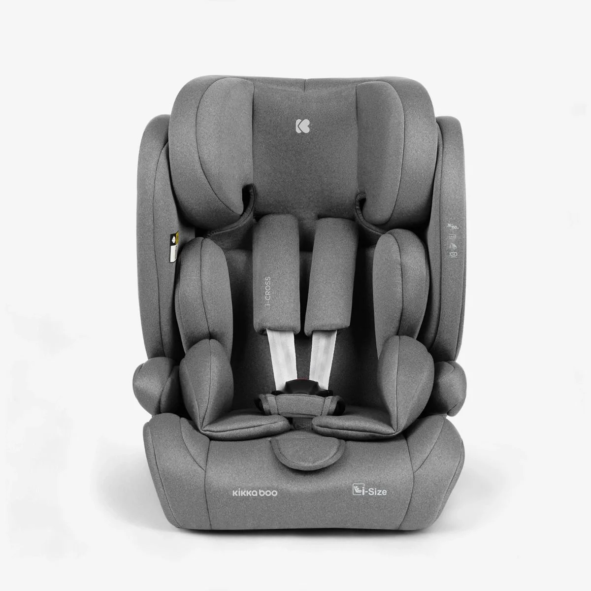 Автокресло KikkaBoo i-Cross Light Grey i-Size, 76-150 см foto