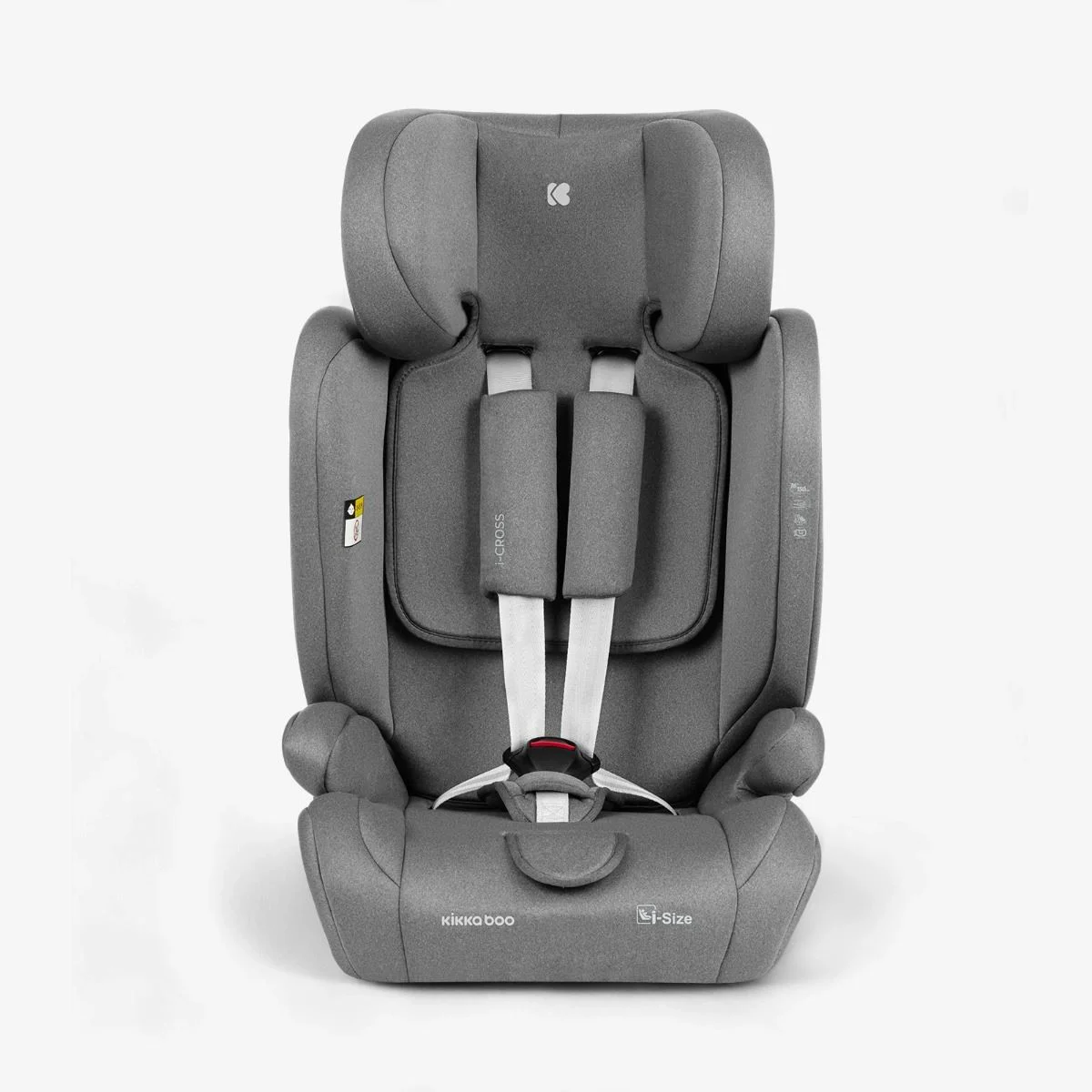 Автокресло KikkaBoo i-Cross Light Grey i-Size, 76-150 см foto