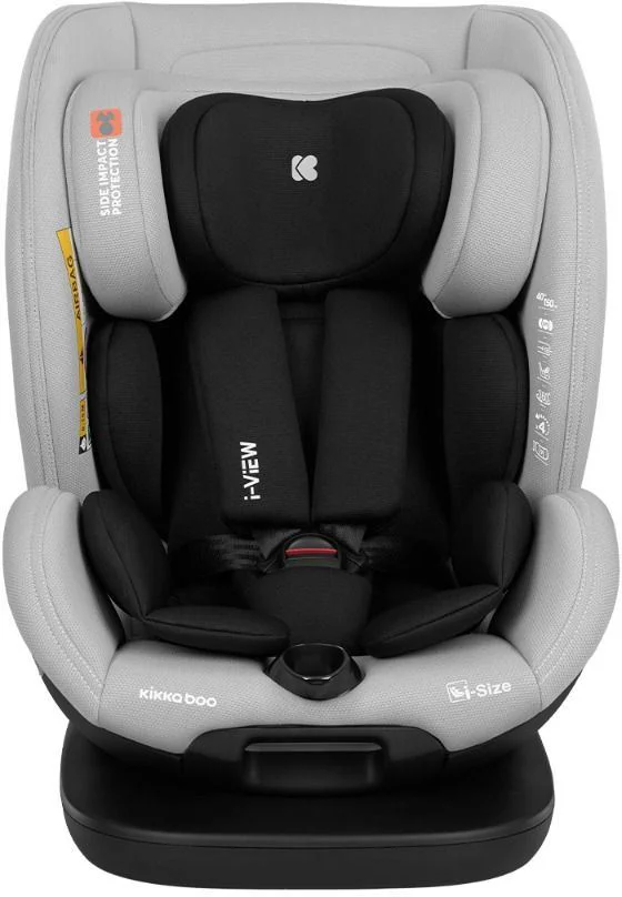 Автокресло KikkaBoo i-View Light Grey i-Size, 40-150 см foto