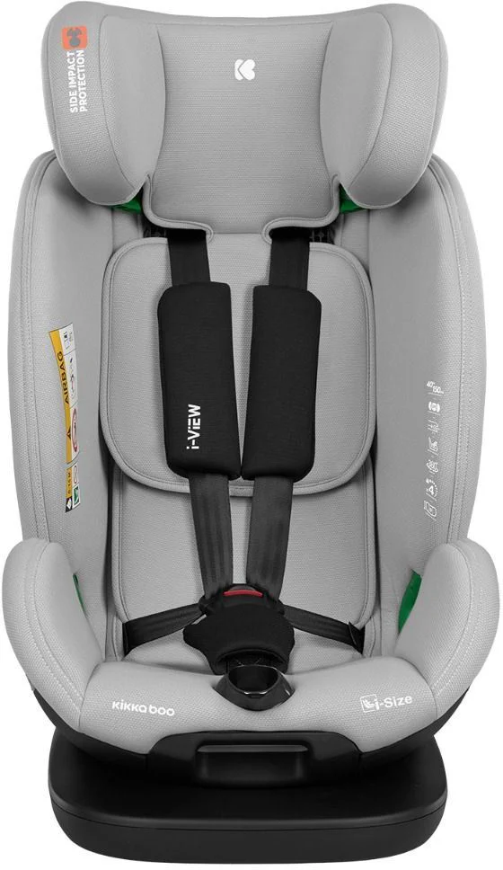 Автокресло KikkaBoo i-View Light Grey i-Size, 40-150 см foto