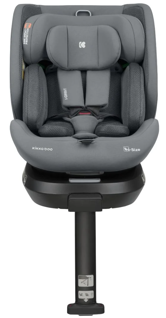 Scaun auto KikkaBoo i-Orbit Light Grey i-Size, 40-150 cm foto