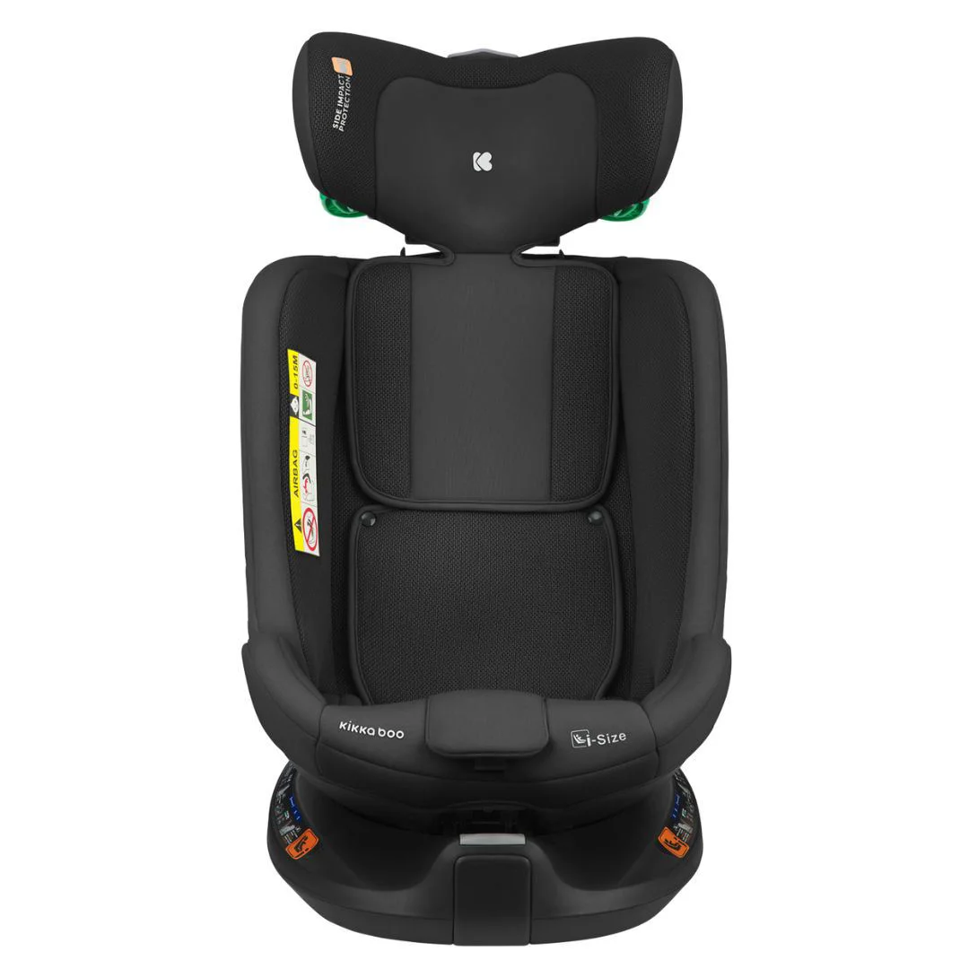Scaun auto KikkaBoo i-Van Black i-Size, 40-150 cm foto