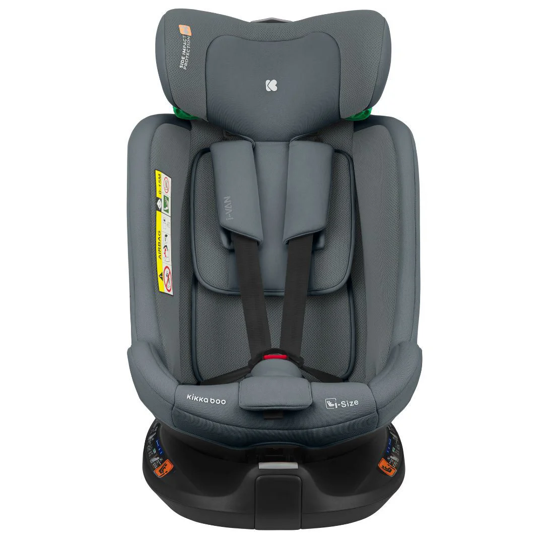 Автокресло KikkaBoo i-Van Black i-Size, 40-150 см foto