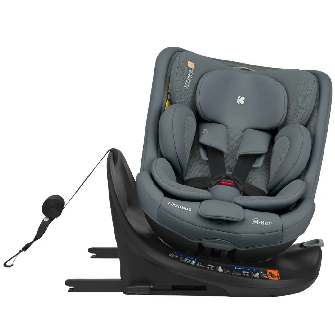 Автокресло KikkaBoo i-Van Black i-Size, 40-150 см foto