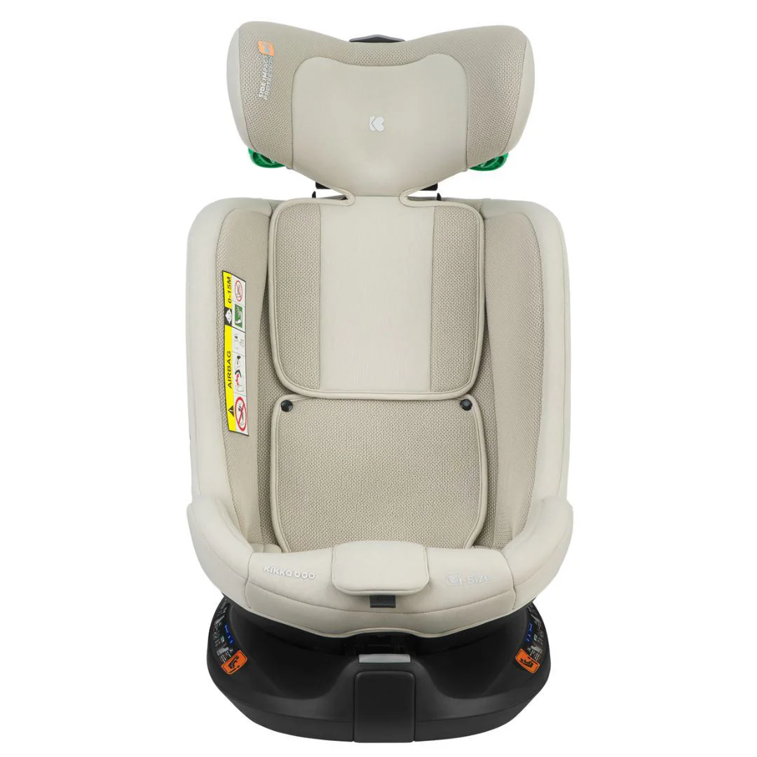 Scaun auto KikkaBoo i-Van Light Beige i-Size, 40-150 cm foto