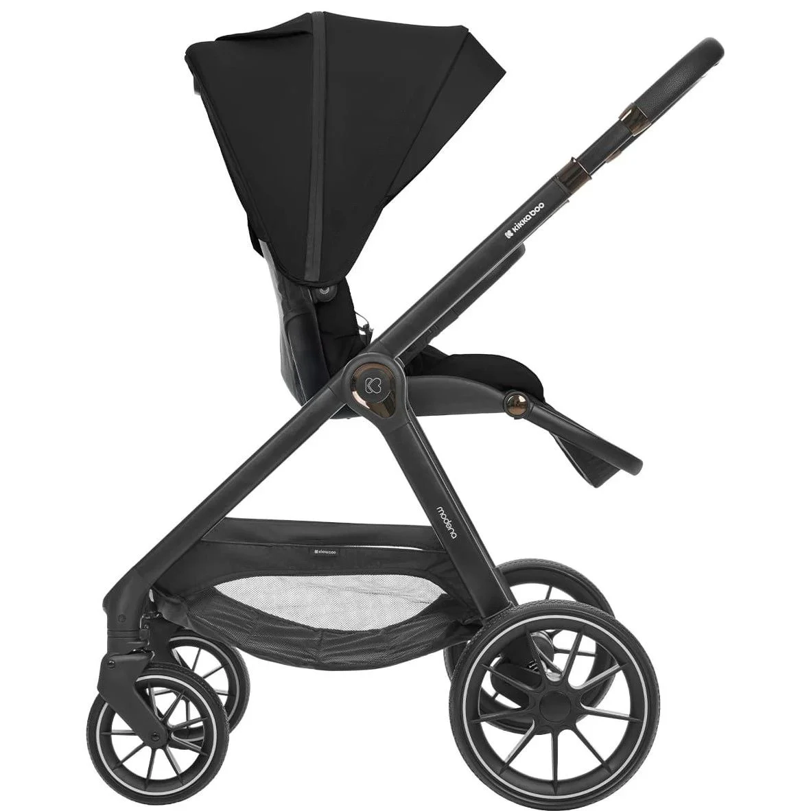 Carucior 3 in 1 KikkaBoo Modena Black foto