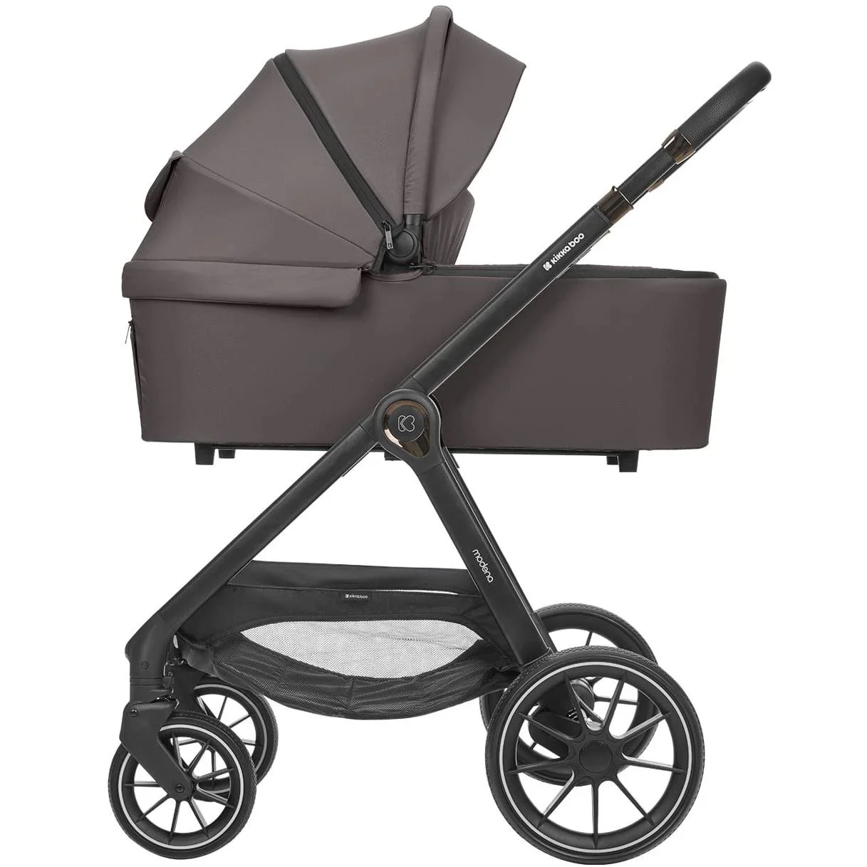 Carucior 3 in 1 KikkaBoo Modena Dark Grey foto