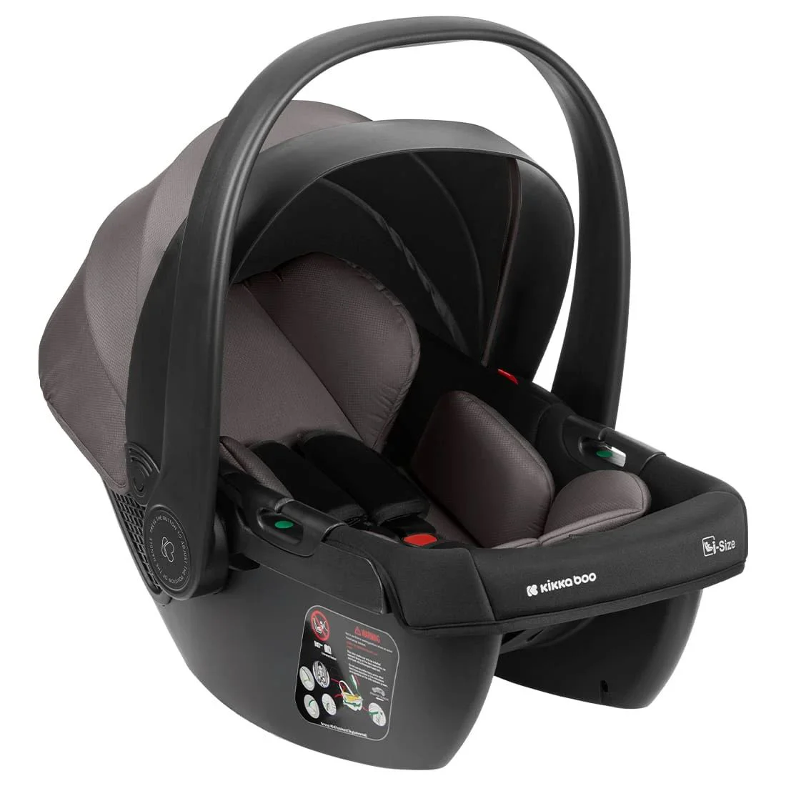 Carucior 3 in 1 KikkaBoo Modena Dark Grey foto