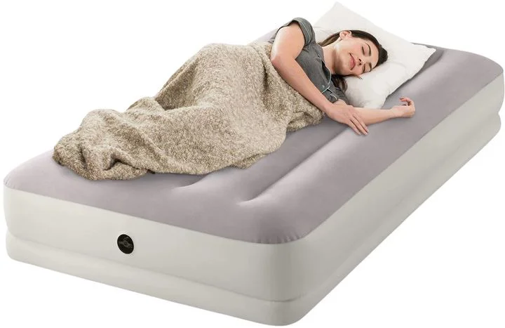 Надувной матрас Intex Velur Prestige с USB-насосом 5V, 99x191x30 см, до 136 кг foto