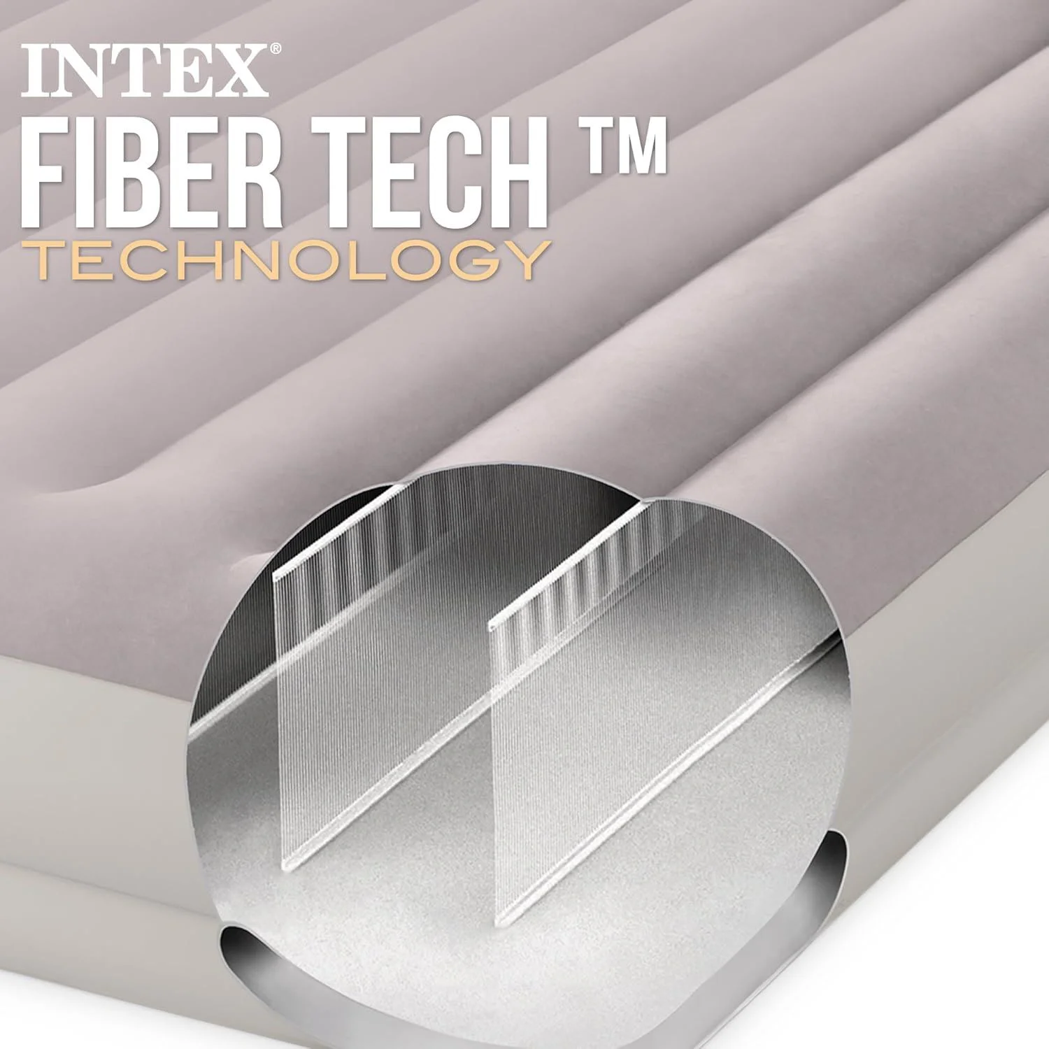 Надувной матрас Intex Velur Prestige с USB-насосом 5V, 152x203x30 см, до 272 кг foto