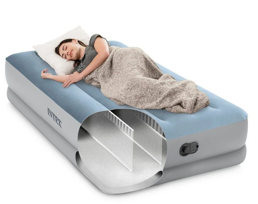 Надувной матрас Intex Velur MID-Rise с USB-насосом 5V, 99х191х36 см, до 136 кг foto