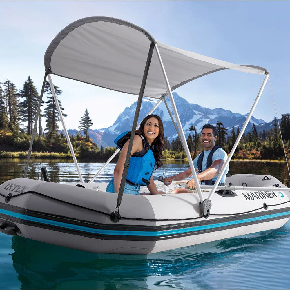 Copertina solara Intex pentru barcile Challenger, Seahawk, Excursion sau Mariner, 160x142 cm foto