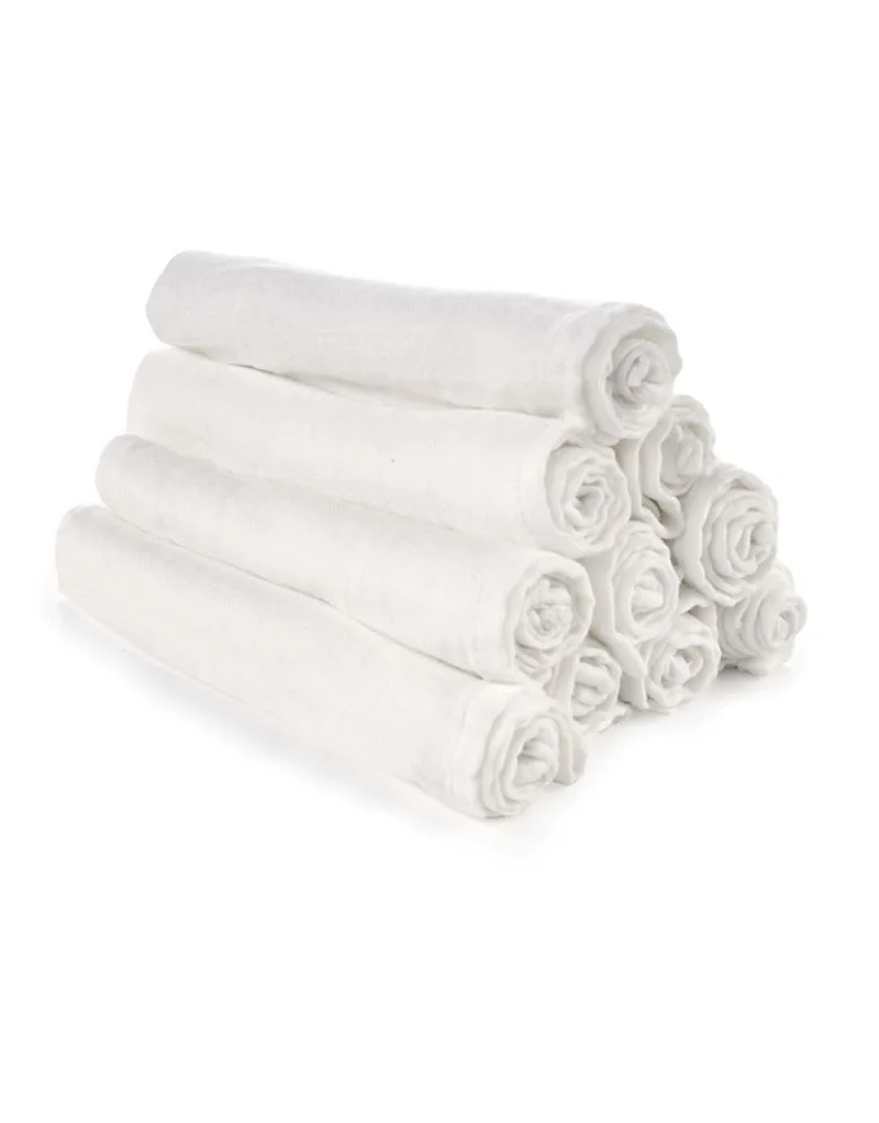 Set pelinci de muselina din bambus Jane, 35x35, 10 buc. foto