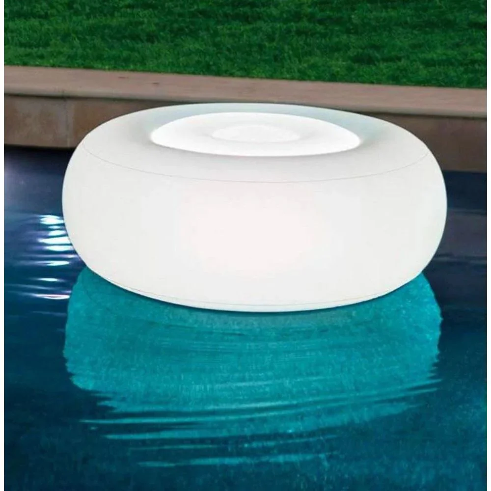 Надувной пуфик Intex с LED-подсветкой, 86×33 см foto