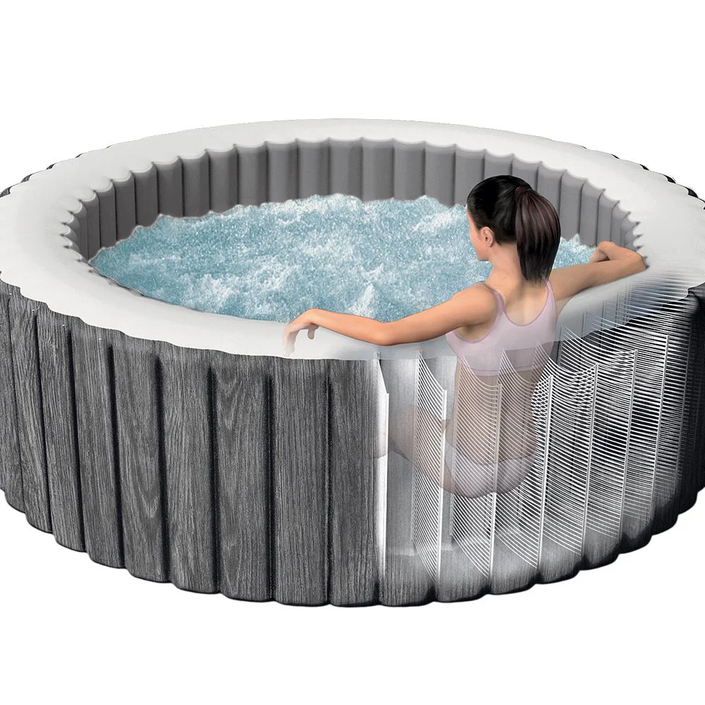 Надувной SPA-джакузи Intex Greywood Deluxe, 216х71 см, 1098 л, на 6 человек foto