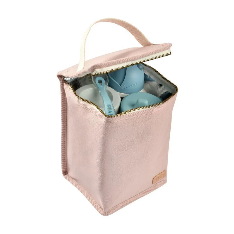 Geanta termoizolanta Beaba Dusty Rose foto