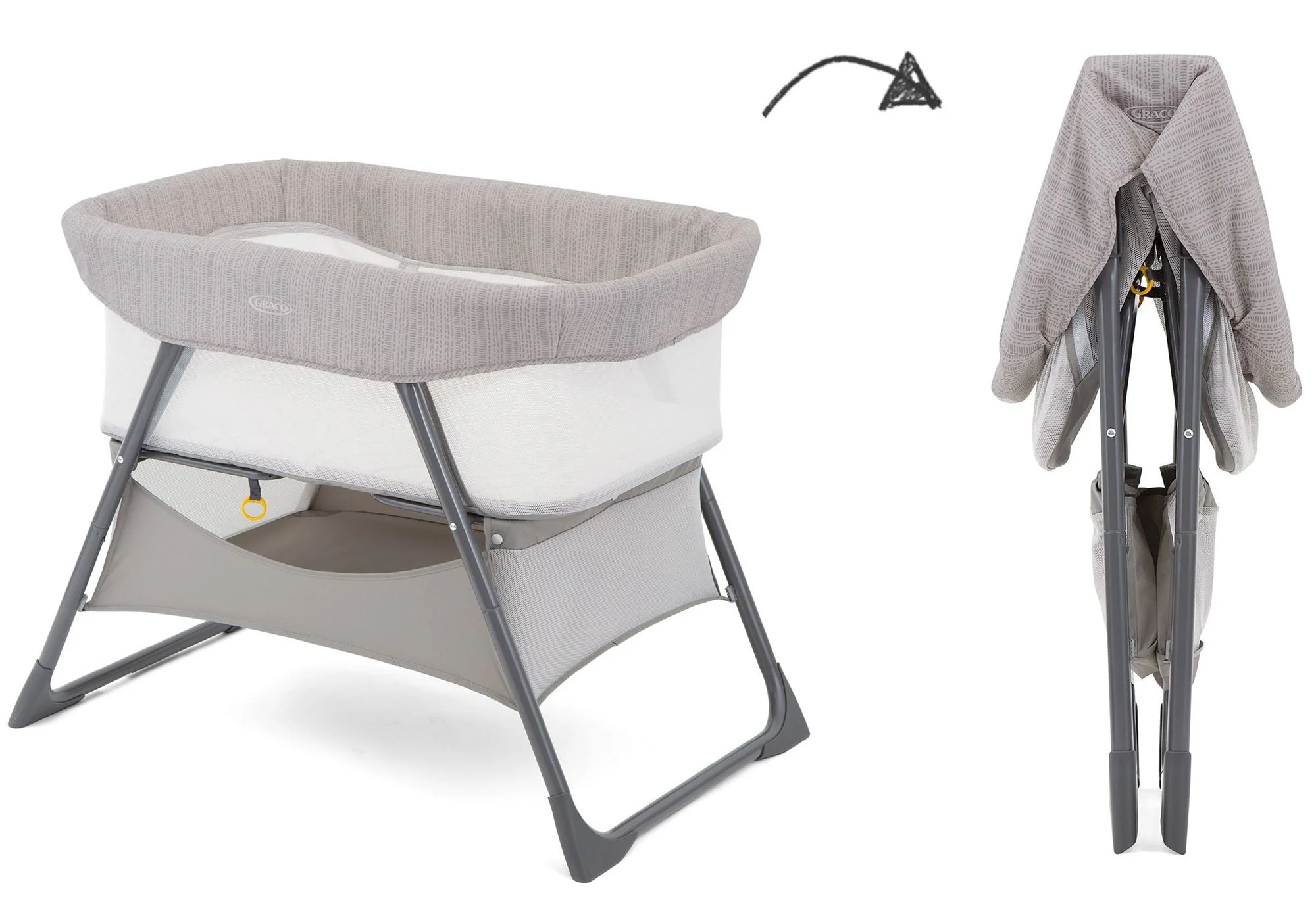 Patut 2 in 1 Graco Side by Side Fossil foto
