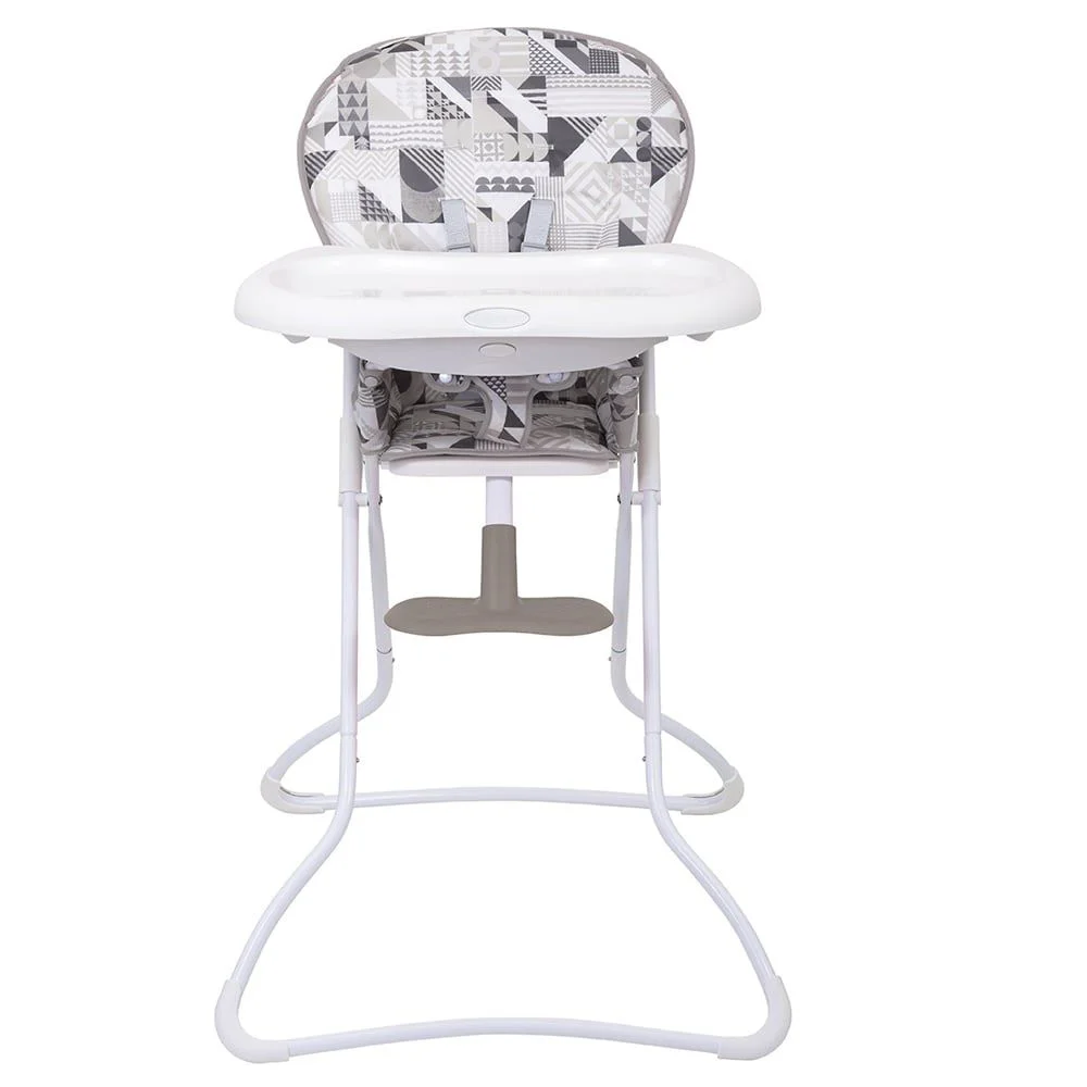 Стульчик для кормления Graco Snack N Stow Patchwork Grey foto