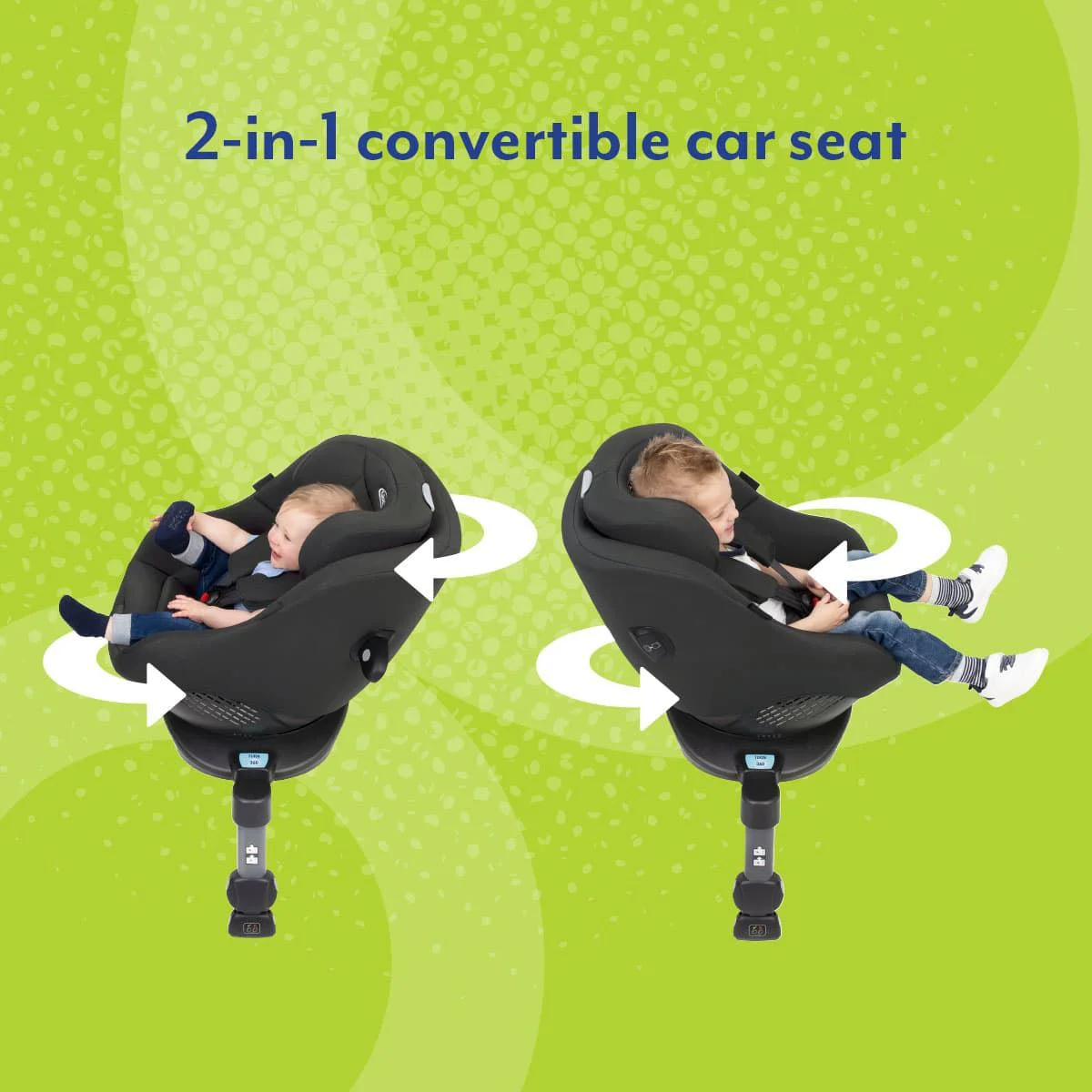 Поворотное автокресло Graco 360 Turn2Me i-Size Midnight foto