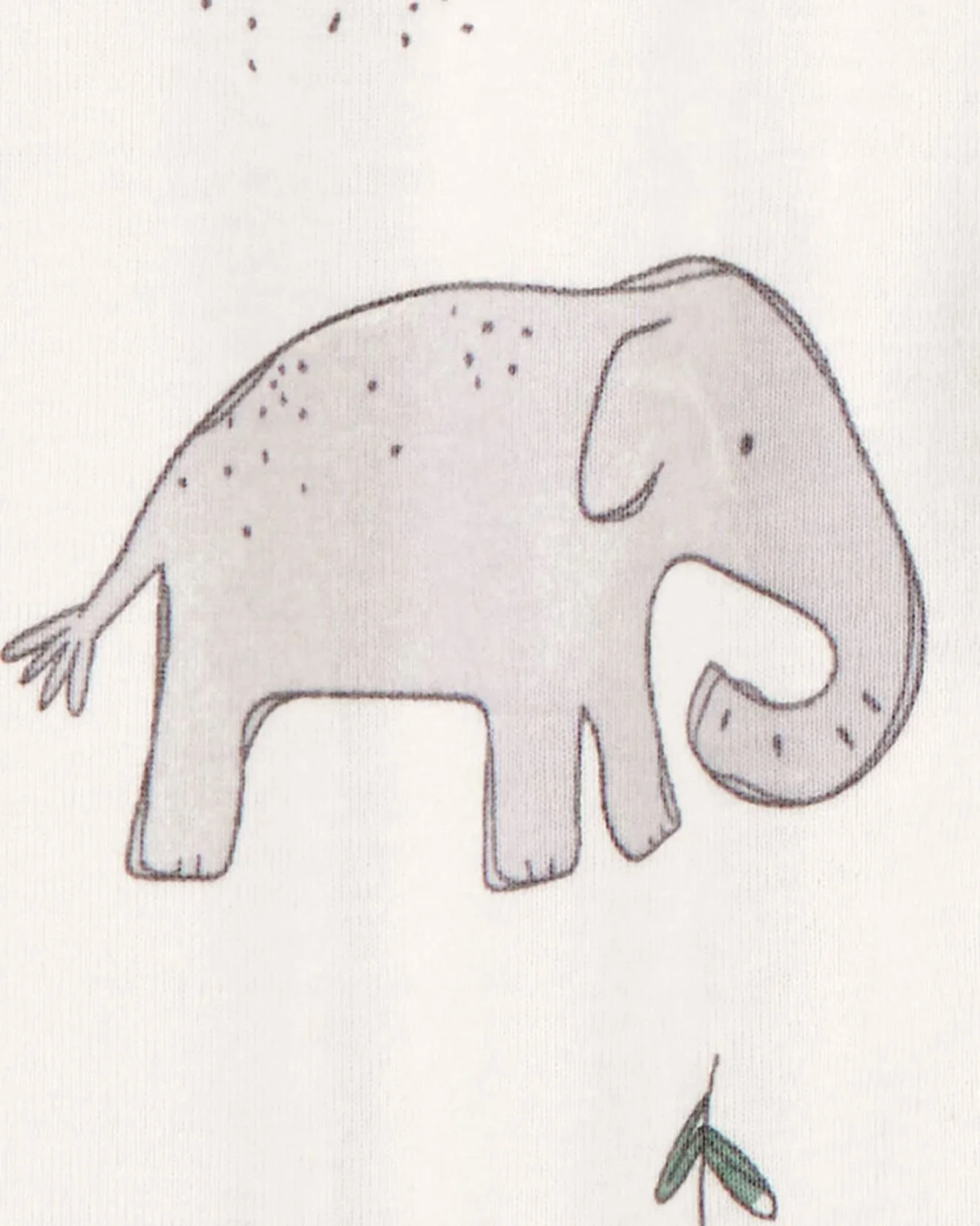 Carter's Set 2 pijamale Elephant Stripe foto