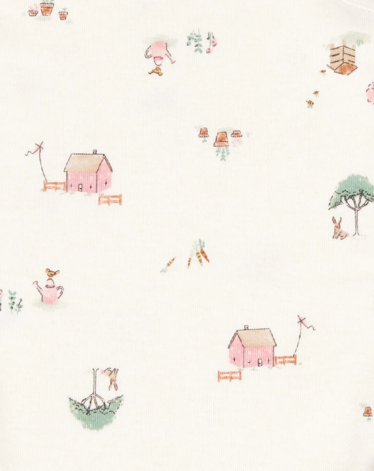 Carter's Комплект бодиков Pink Bunny Floral foto