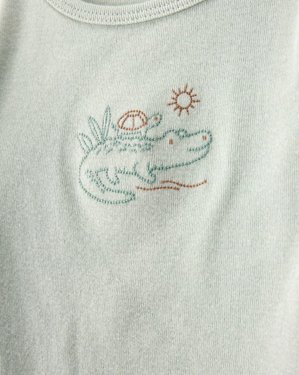 Carter's Set 4 piese Green Turtle - Pantaloni, bluza, caciulita si sosete foto
