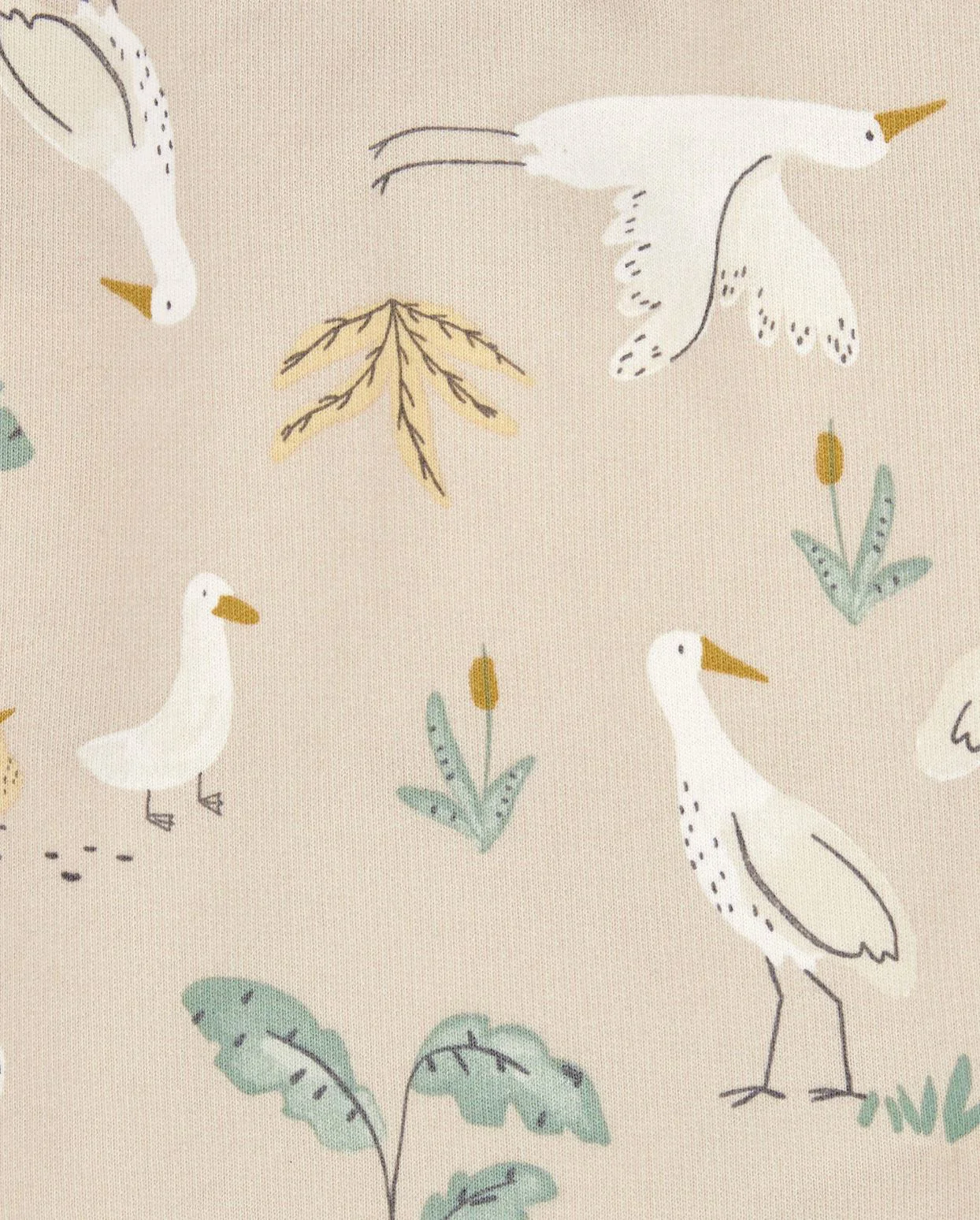 Carter's Set 2 piese Bluzita si salopeta Khaki Bird Print foto