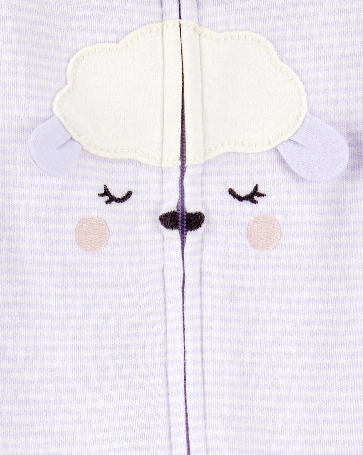 Carter's Пижама Purple Lamb Stripe foto