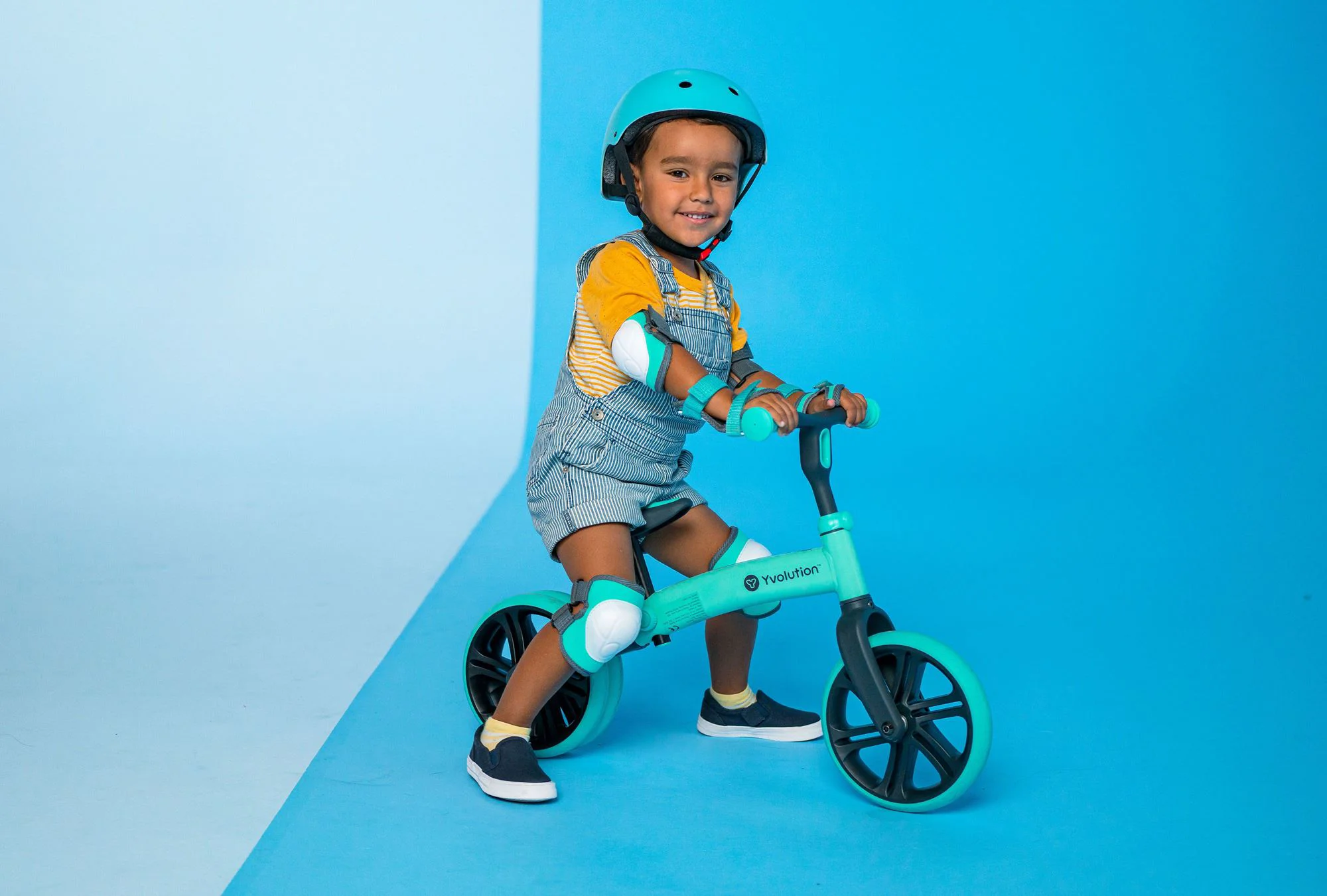 Bicicleta fara pedale Yvolution Y Velo Junior Green foto