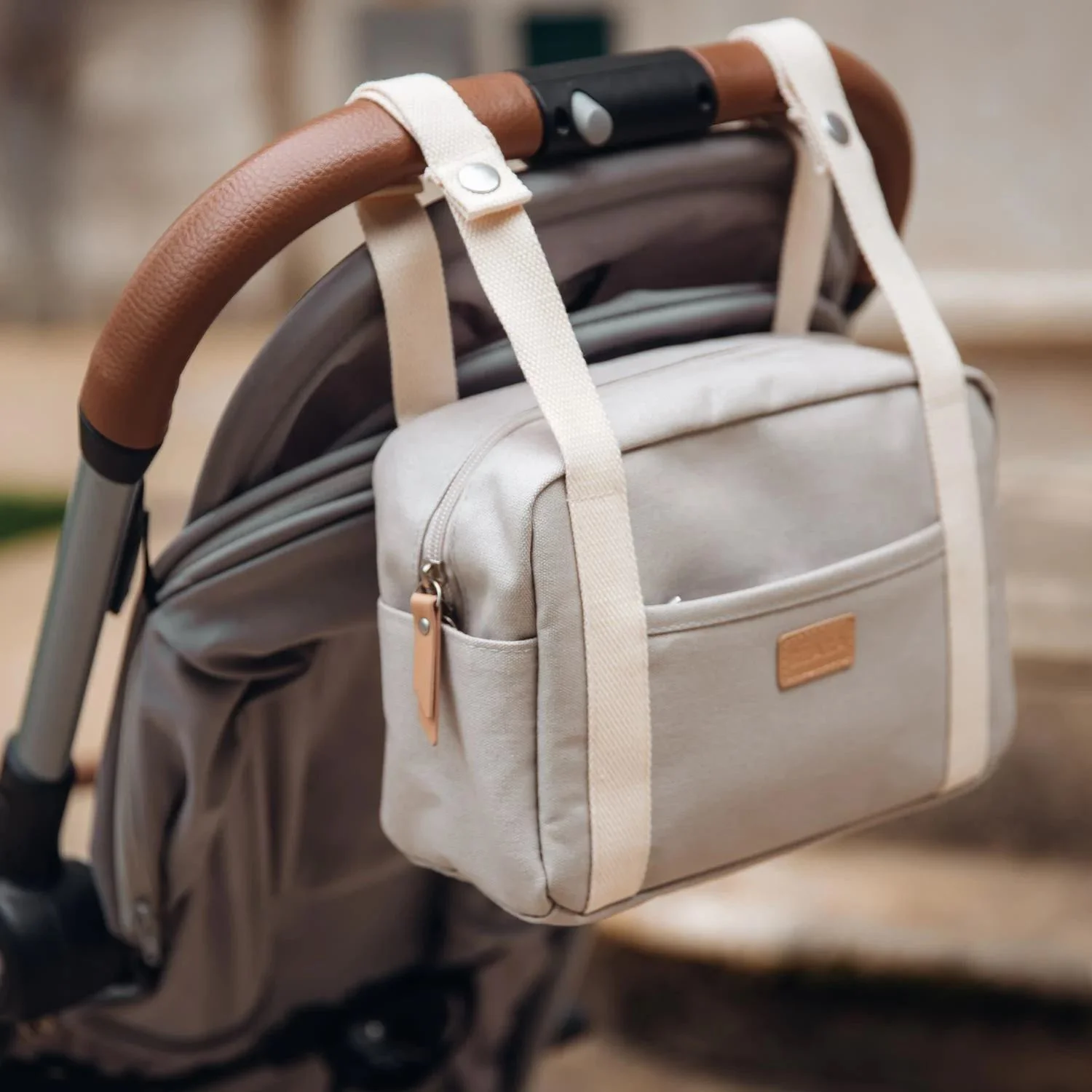 Сумка-органайзер для коляски Beaba Mini Paris Pearl Grey foto
