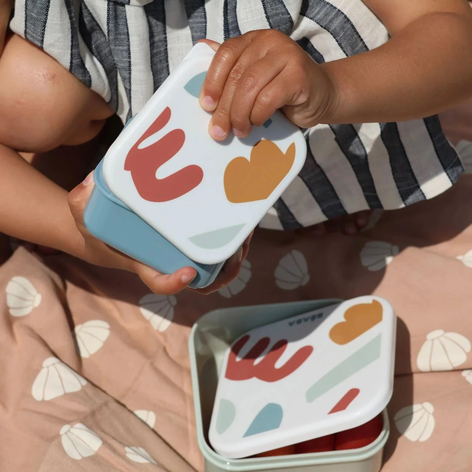 Набор контейнеров для перекусов Beaba Playful, 3 шт. foto