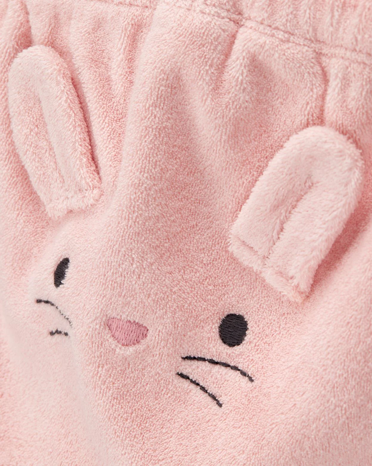 Carter's Set 3 piese Pink Bunny Terry - Cardigan, body si pantaloni foto