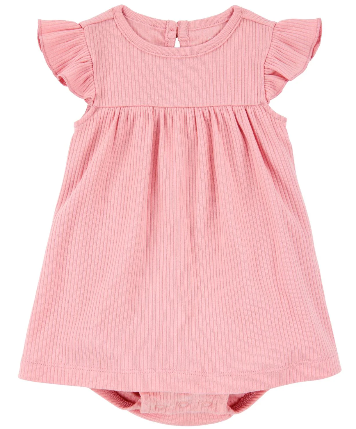 Carter's Set 2 piese Solid Pink-Ivory - Rochita si cardigan foto