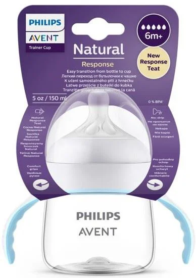 Тренувальна чашка с эргономичными ручками Philips Avent (6+ мес.), 150 мл foto