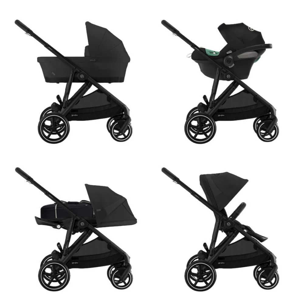 Люлька для коляски Cybex Gazelle S Moon Black foto