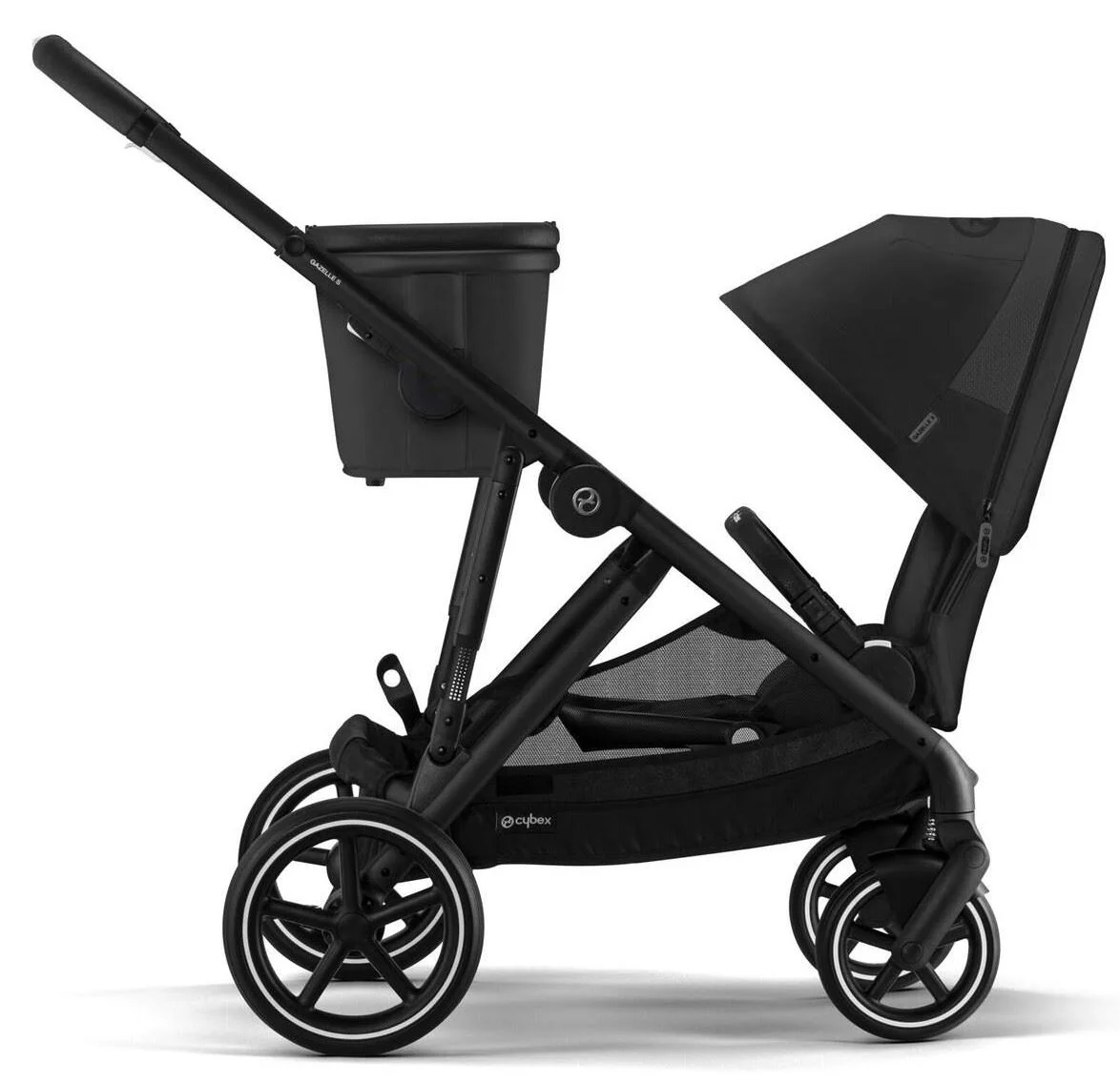 Двойная коляска Cybex Gazelle S BLK BP Moon Black foto