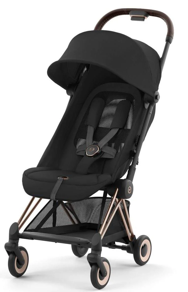 Carucior Cybex Coya Rosegold Sepia Black foto