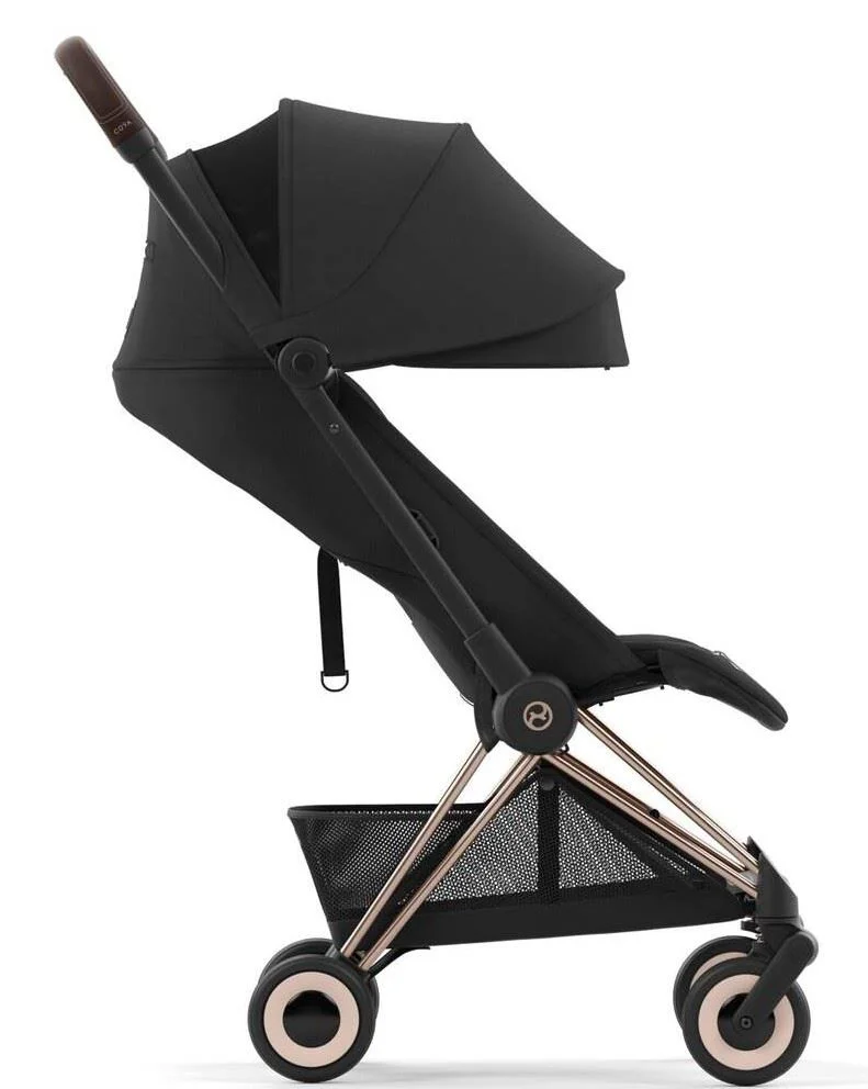Carucior Cybex Coya Rosegold Sepia Black foto