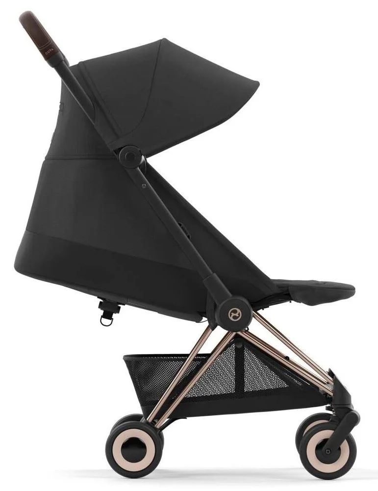 Carucior Cybex Coya Rosegold Sepia Black foto