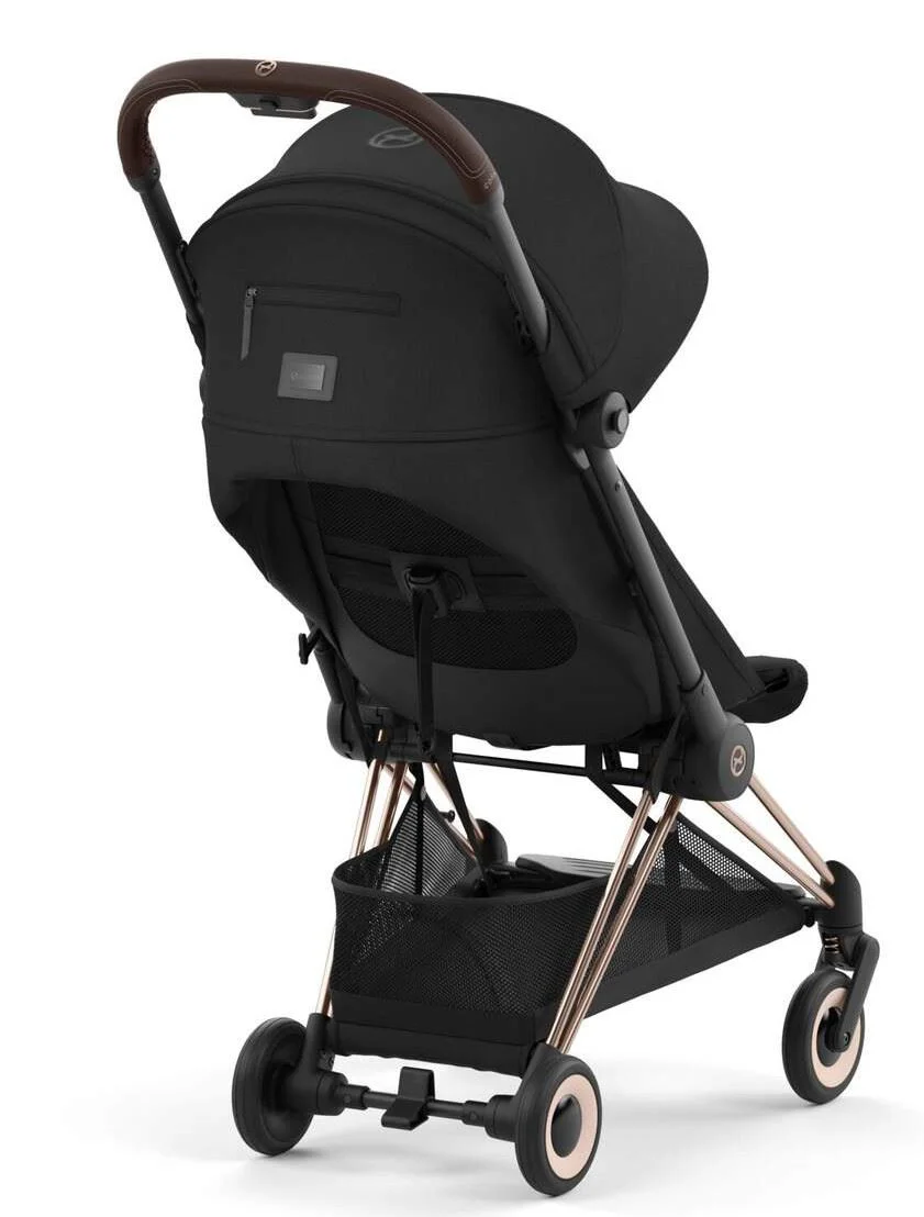 Carucior Cybex Coya Rosegold Sepia Black foto