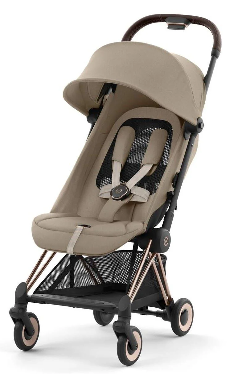 Carucior Cybex Coya Rosegold Cozy Beige foto