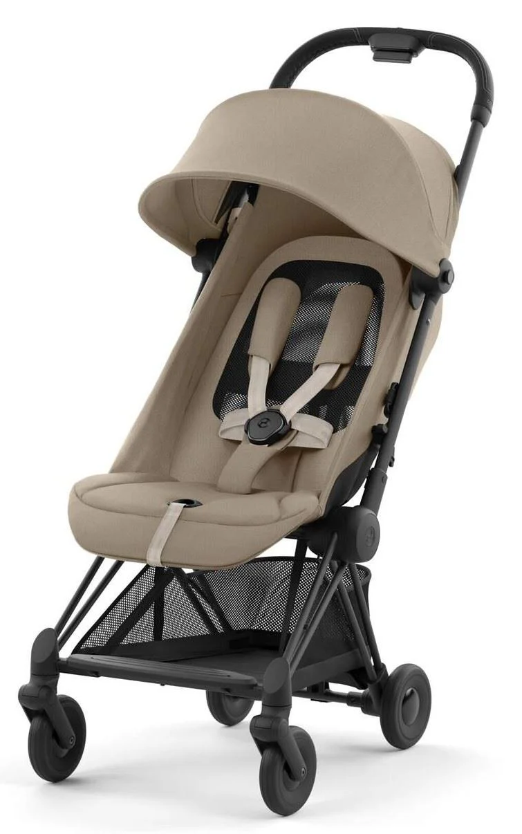 Carucior Cybex Coya Matt Black Cozy Beige foto