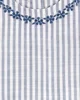 Carter's Кофта Woven Tank Blue Stripe foto