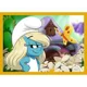 Puzzle Trefl 4 in 1 Life in the Smurf Village foto