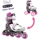 Patine cu rotile Neon Combo, 34-37, Roz foto