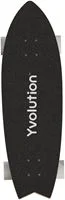Skateboard Yvolution Fishtail Cruiser, 76 cm, Albastru foto