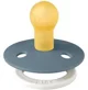 Suzeta rotunda din latex BIBS Glow Petrol (0-6 luni) foto
